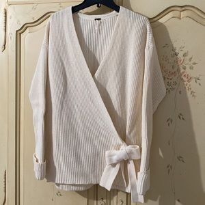 Free people wrap sweater.
